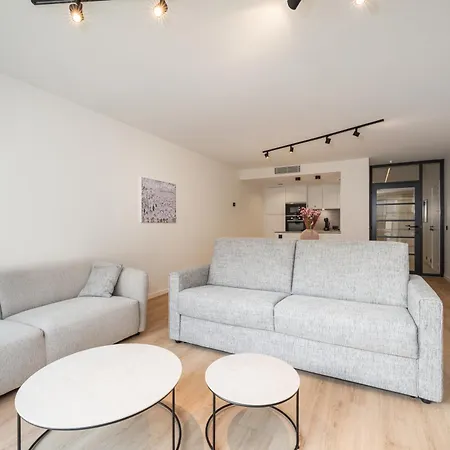 公寓 Luxe Comfort App Met Zijdelings Zeezicht En In Centrum 奥斯滕德