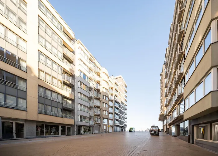 Luxe Comfort App Met Zijdelings Zeezicht En In Centrum 公寓 奥斯滕德