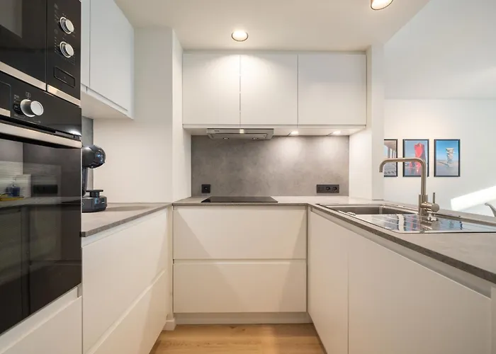 Luxe Comfort App Met Zijdelings Zeezicht En In Centrum 公寓 奥斯滕德